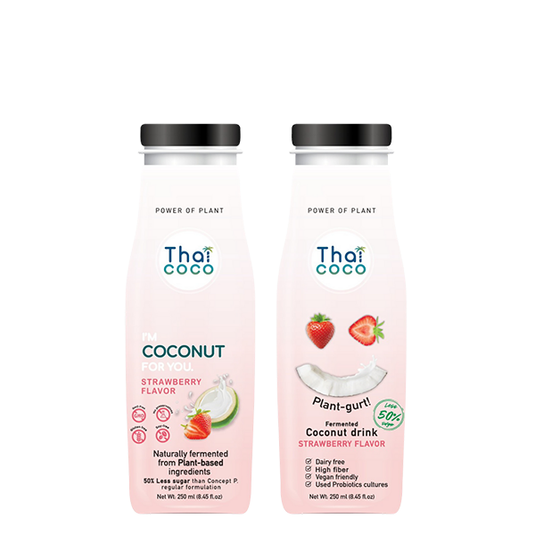 Coconut Drinking Strawberry